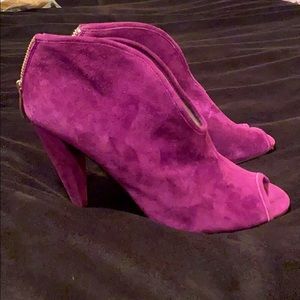 Vince Camuto Purple Booties